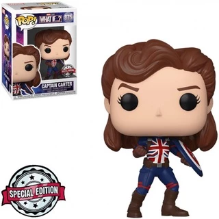 Funko Pop Marvel What If ? Captain Carter *ex* 875 Novo Original em Oferta na Shopee