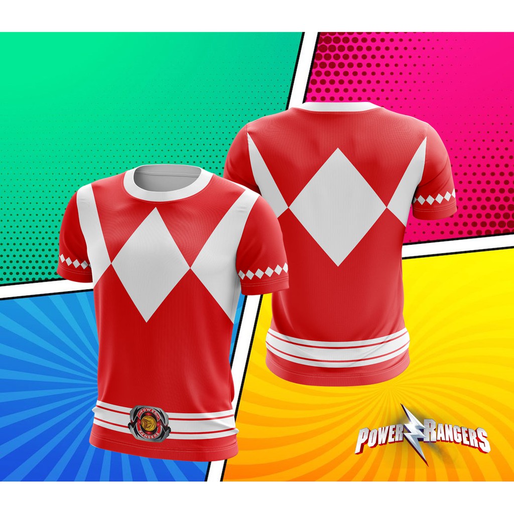 Camisa/Camiseta Power Rangers Herois