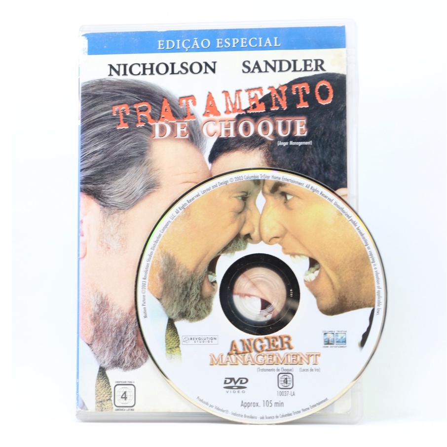 DVD Tratamento De Choque Com Adam Sandler E Jack Nicholson Shopee Brasil