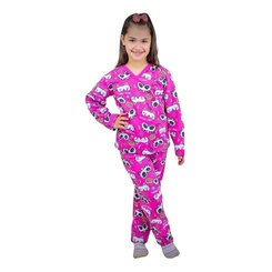 Pijama infantil malha  Estampado Mafessoni 2 peças Manga Longa tamanho 01 em Oferta na Shopee