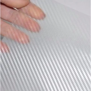 Adesivo Envelopamento Fibra Carbono Transparente Moto Carro