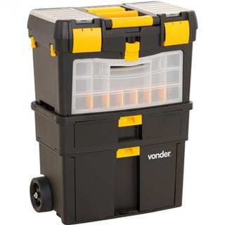 Caixa Plástica Multiuso Com Rodas Crv 0100 - Vonder
