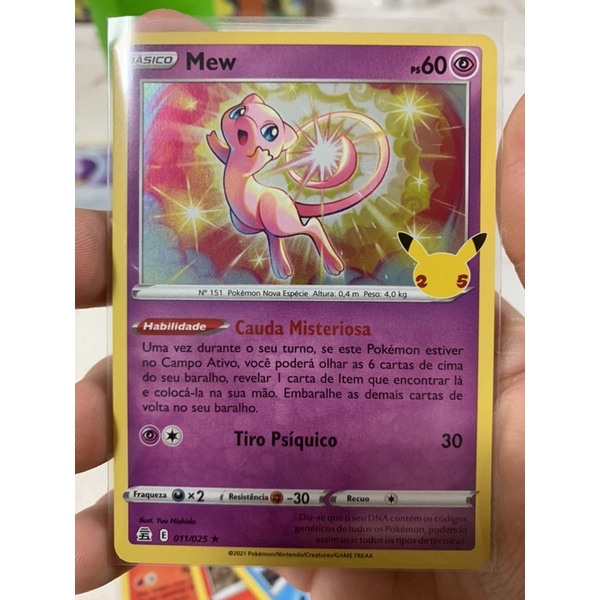 Pasta Fichário Capa Dura Pokémon Escarlate E Violeta 151 Mew