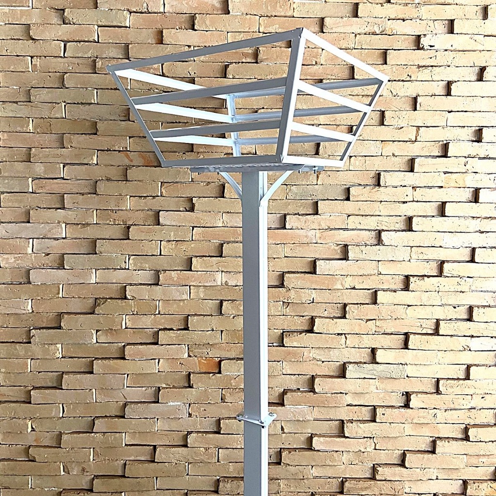 Lixeira de Calçada Cesto de Lixo Rua Externo | Shopee Brasil
