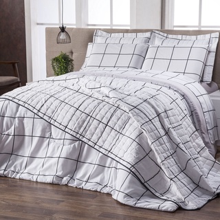 Cobre Leito Cama Solteiro Classic 2 Pecas Estampado