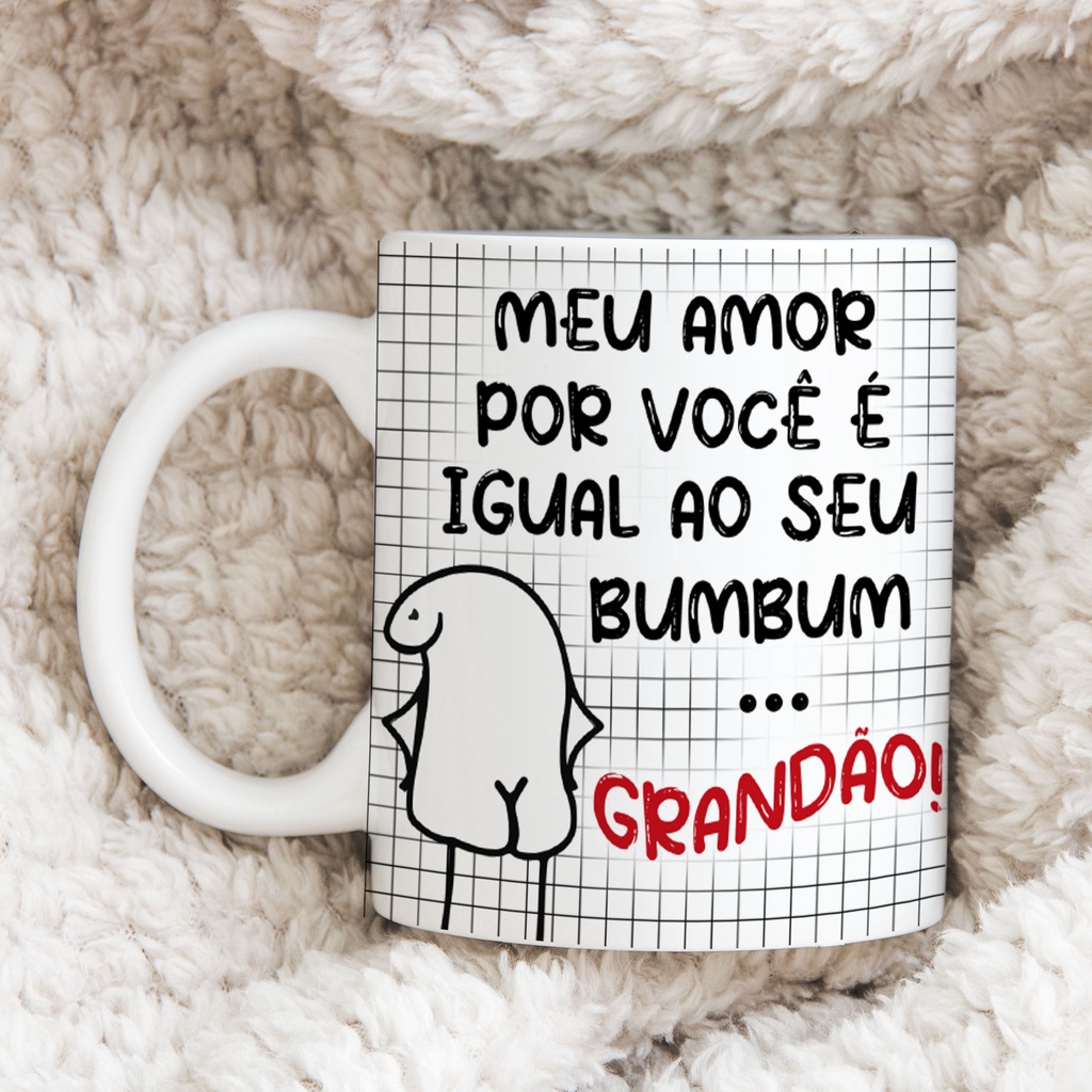 Caneca Florks Meme Dia dos Namorados Meu Amor Por Você é Igu em Promoção na  Americanas