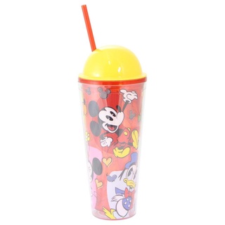 Copo com Canudo e Tampa 650 Ml Turma Do Mickey ZC 10022276