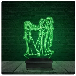 Luminária Abajur Acrílico Led - Valente Merida 02
