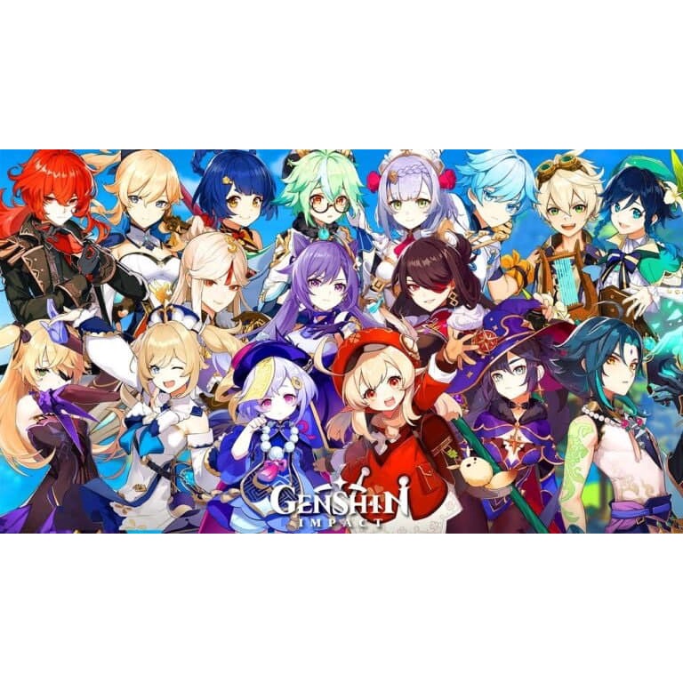 Genshin impact - Colecionáveis - Personagens (1)