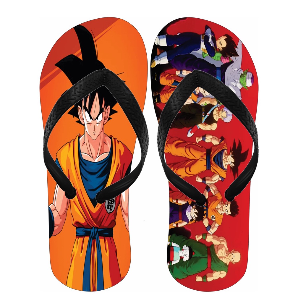 Chinelo Slide Dragon Ball Z Anime Promoção - Corre Que Ta Baratinho