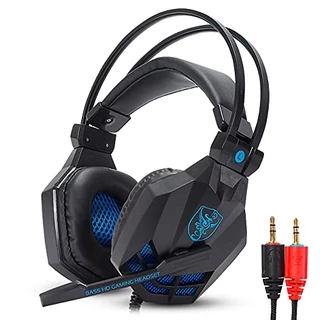 Headset Gamer com Microfone P2 Estéreo 7.1 Pc Computador Notebook Mac Xbox Series X S PS4 e PS5
