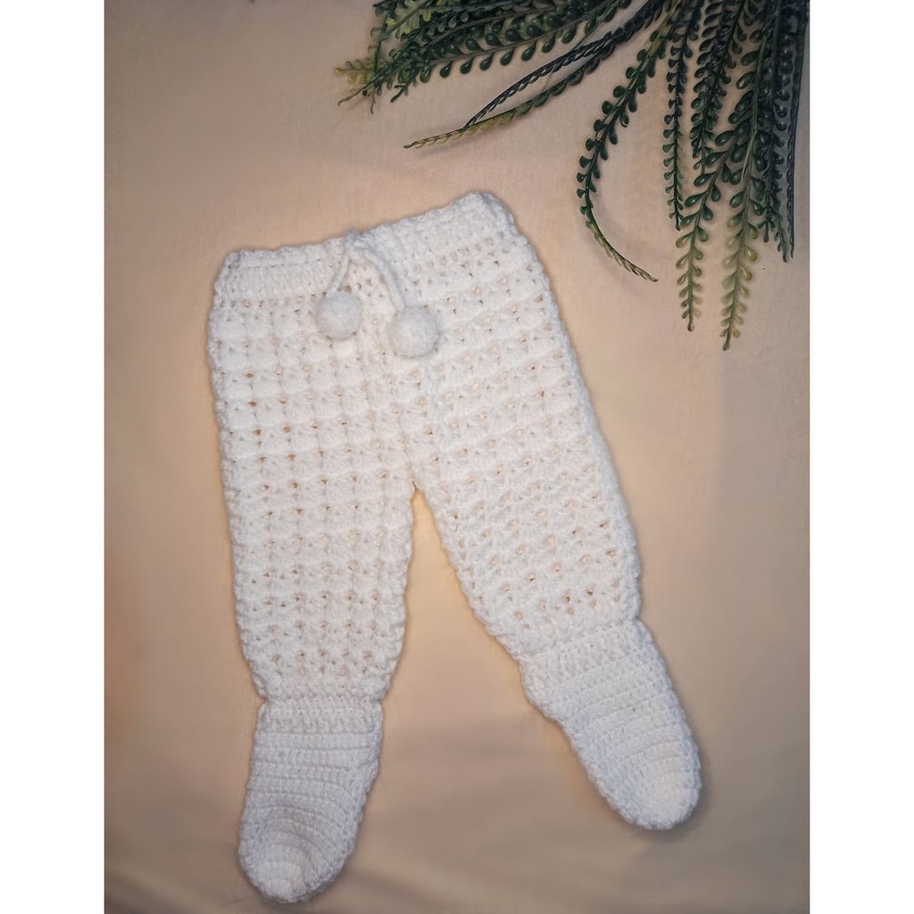 Calça em croche para hot sale bebe