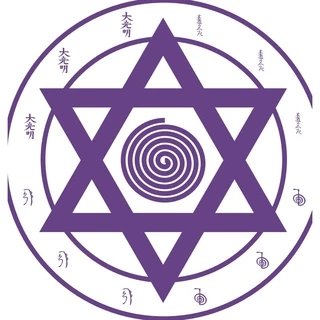 Mandala hexagrama Reiki