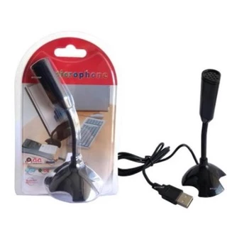 Microfone De Mesa Usb Para Pc Mac Desktop Notebook M-306 MicroPhone