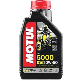 Oleo Motul 5000 Semissintético 20w50 Api Sl 4 Tempos Jaso Ma2 - 1 Litro
