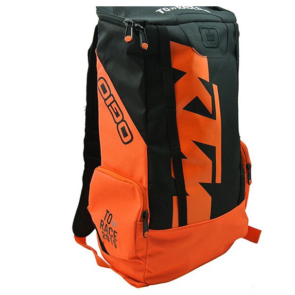 KTM Motocicleta Mochila Equitação Corrida Preto Laranja Cor hit Ombro Saco Balde Da Suprimentos De À Prova D’água