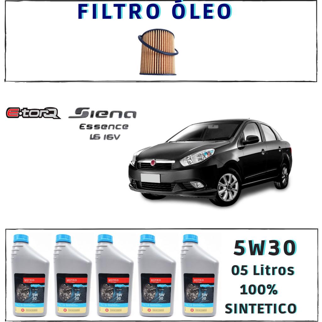 Kit troca óleo Grand Siena 1.6 2010 2011 2012 2013 2014 2015 2016 2017 ...