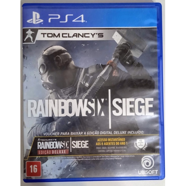 Tom Clancy's: Rainbow six siege - PS4 (midia física) | Shopee Brasil