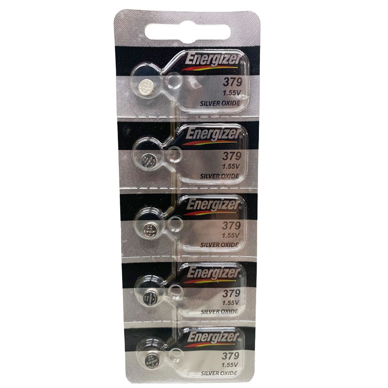 5 Batterie Energizer 379 SR521SW G0 Argento 1.55V Per Orologio - Foto 7