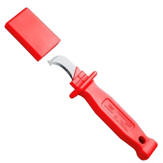 Faca Curva Desencapadora de Cabos 7" VDE Ref.44346/007 Tramo