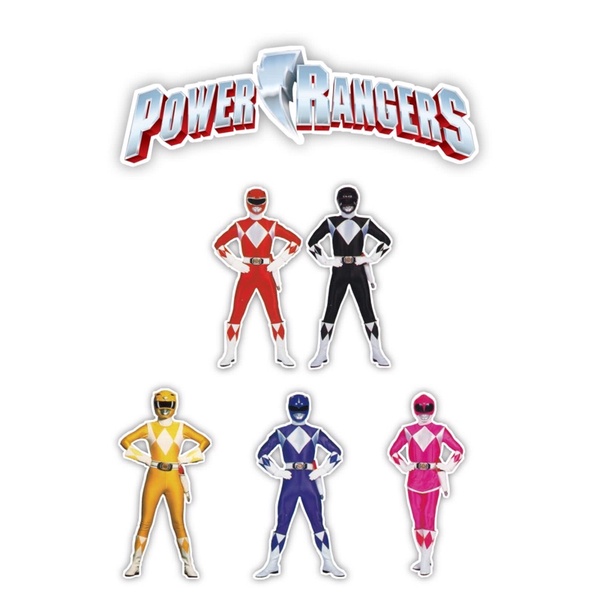 Topo de bolo Power Rangers | Shopee Brasil