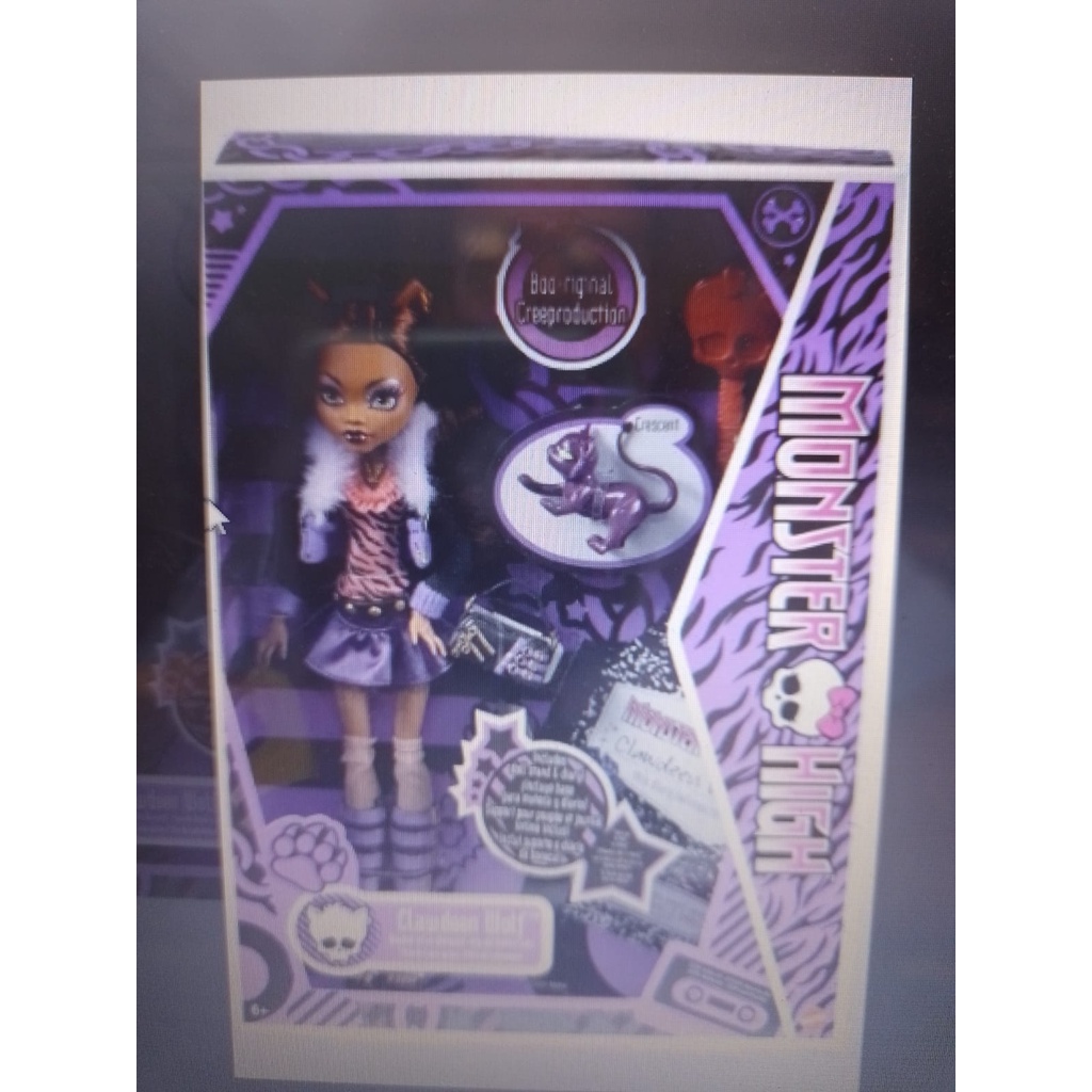 Boneca Monster High Clawdeen Wolf Boo-original Repro 2022 - R$ 589