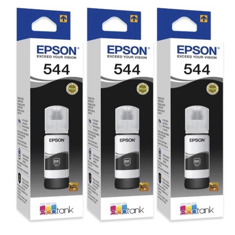 Kit 3 Tintas Epson 544 Preta Black Original Shopee Brasil