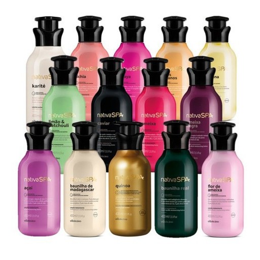 Nativa Spa Loção  Desodorante Corporal 400ml  O boticário em Oferta na Shopee