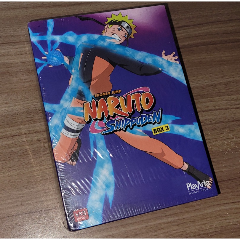 Dvd Box - Naruto Shippuden - 1ª Temporada - Box 3 - 4 Discos