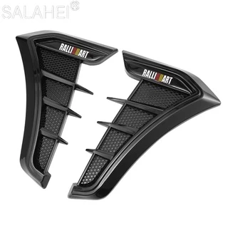 Fender 2pçs Adesivos Para-Choque Lateral Exterior Carroceria Mitsubishi RalliArt Lancer 10 Asx Outlander Pajero L200 Acessórios De Estilo Automático