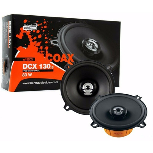 Alto falante Kit 2 Vias Hertz Dsk165 6 Polegadas + Coaxial Dcx130