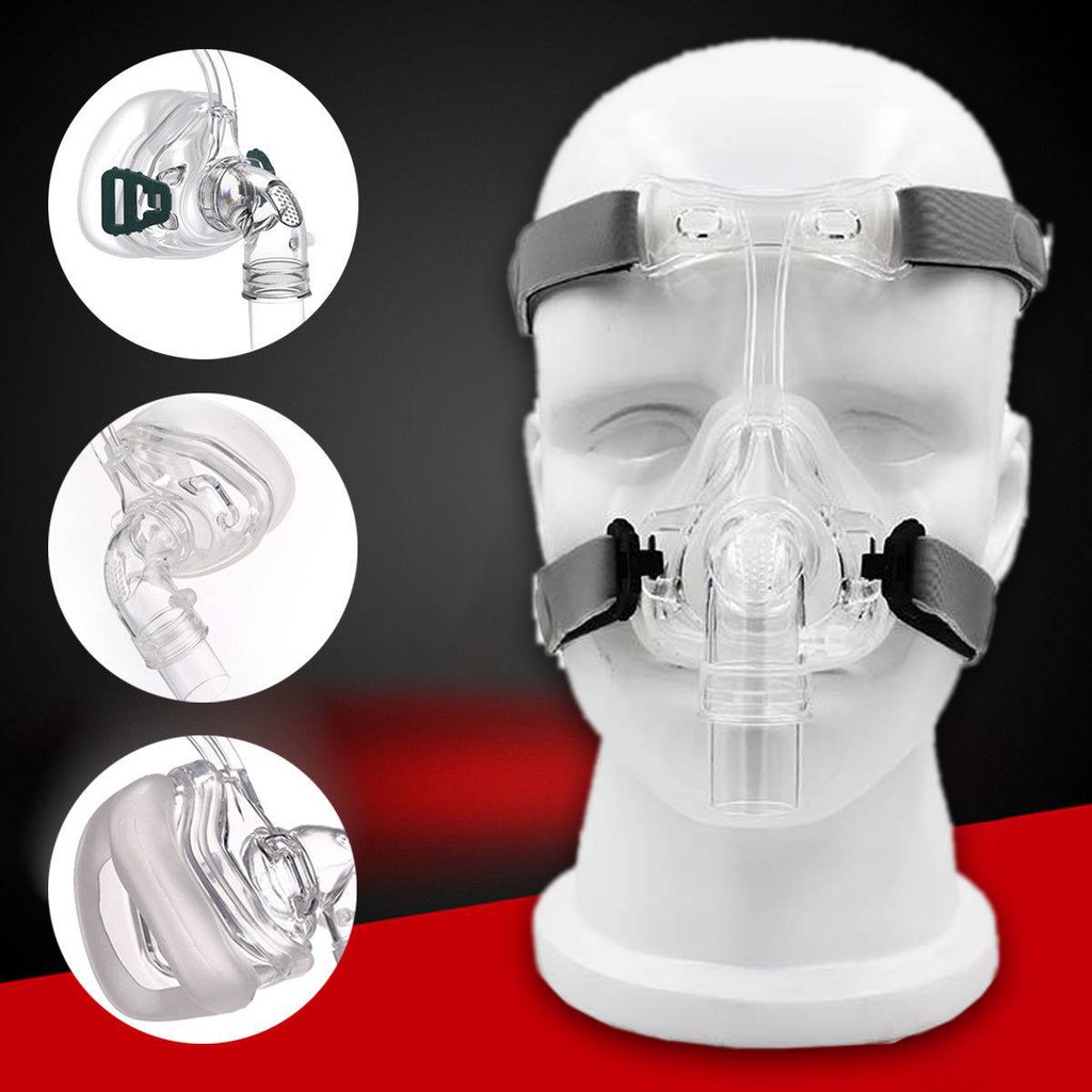 Máscara Respiratória Nasal Facial Com Arnês Para CPAP/Respirador De ...