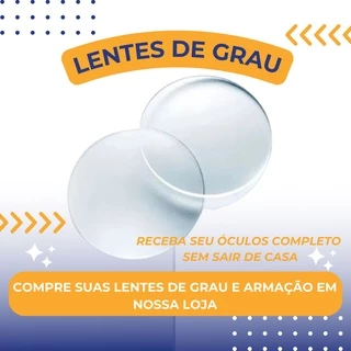 Par de lente com grau para óculos