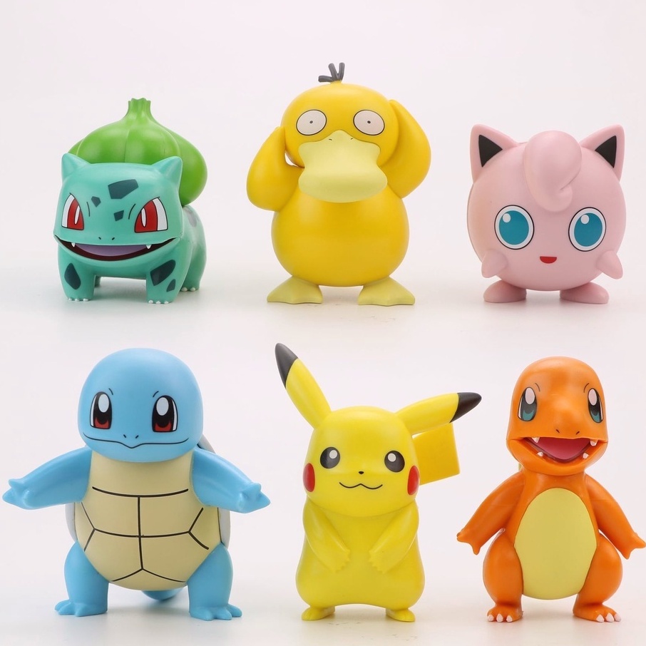 Conjunto de 6 Figuras Pokémon