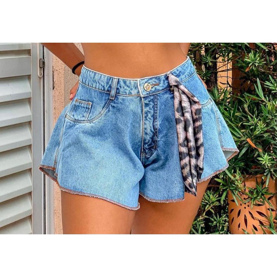 Shorts Jeans Rio Lenço