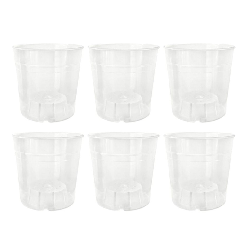 Vaso / Vasca Teku Transparente para Orquídeas MPB 6 (6cm)