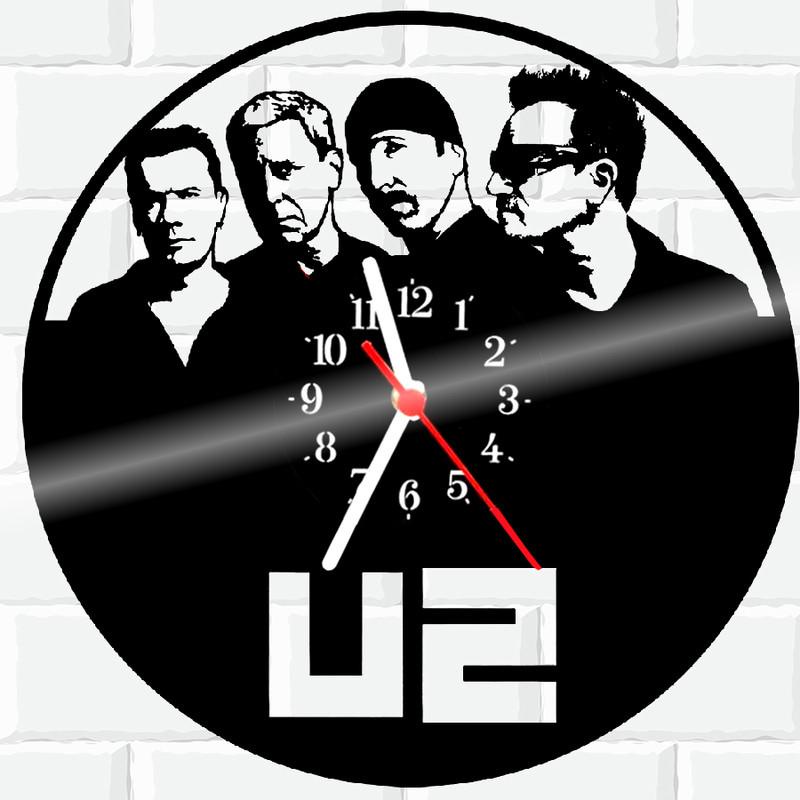 Relógio De Vinil Disco Lp Parede U2 | Shopee Brasil