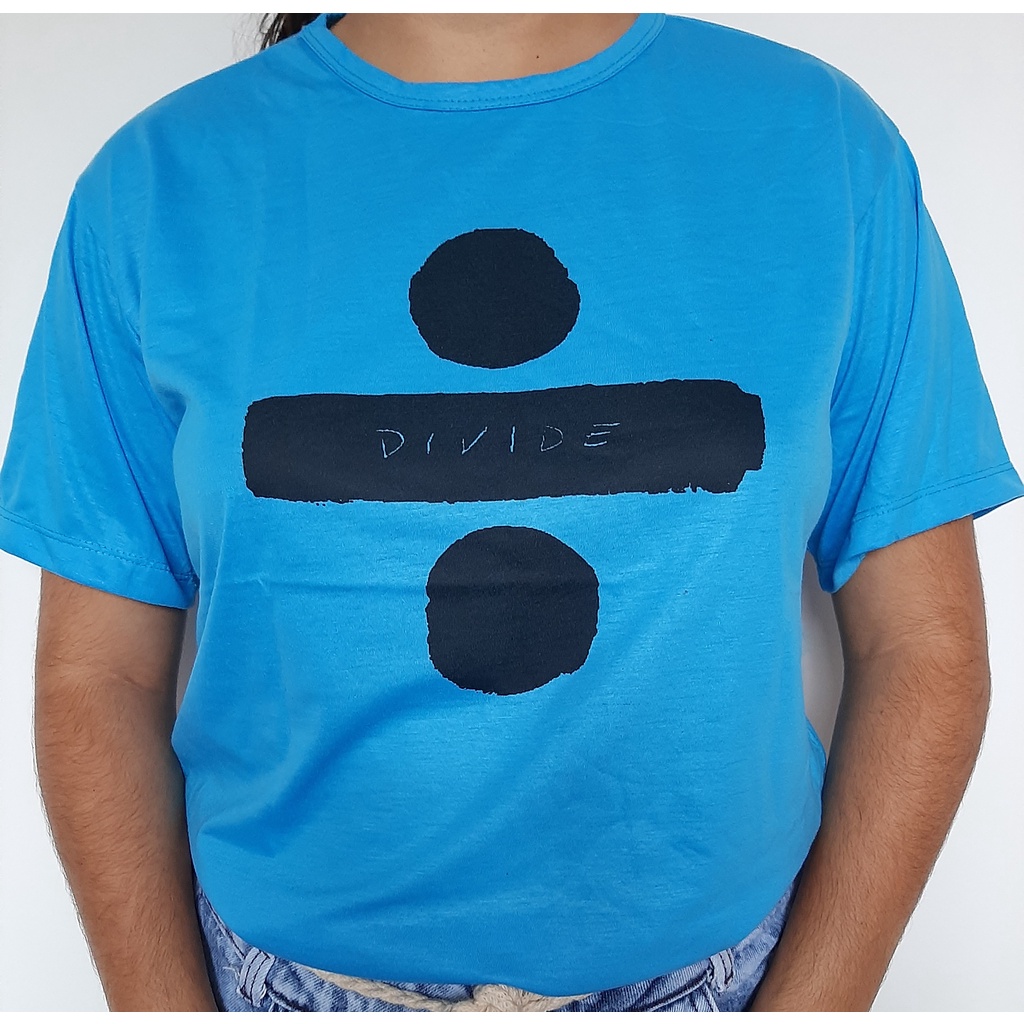 Camiseta Ed Sheeran Divide Tour UNISSEX Shopee Brasil