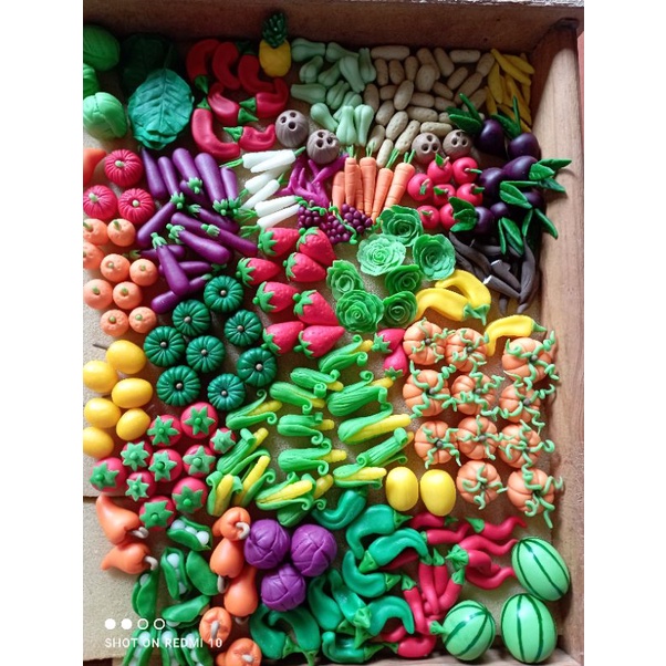 80 Miniaturas Frutas Legumes e Verduras