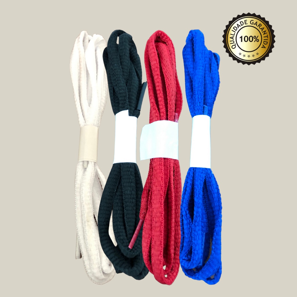Cadarços 1a Linha Em Poliester roliço Várias Cores Para Tenis E Calçados Masculinos E Femininos