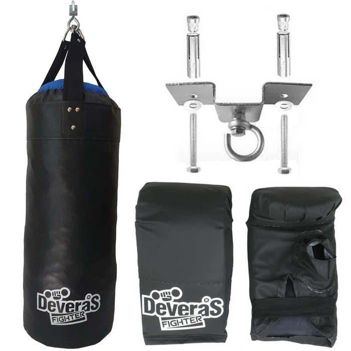 kit de boxe - saco de pancada cheio 70 cm saco de boxe + par de luvas ...