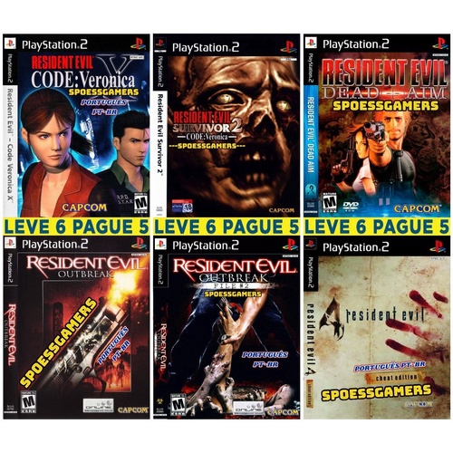 1) PSX Downloads • Resident Evil: Code: Veronica X - GameCube - Dublado PTBR  : Nintendo GameCube