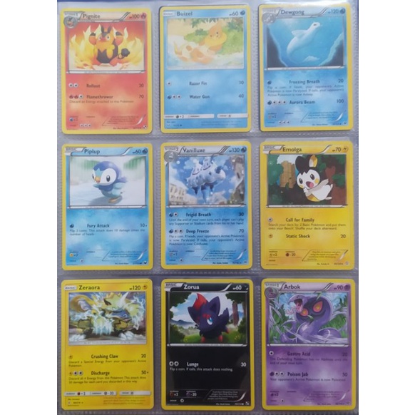 Lote 80 Cartas Pokémon TCG + 8 Foils Lendárias SEM REPETIÇÃO (Pokémons, Energias e Treinadores)