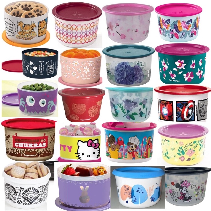 Tupperware Mini Instantânea Pote Para Alimentos Biscoito Lanche 575ml ...