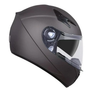 Capacete Moto Ebf Xtroy Solid Com Oculos Solar E Narigueira
