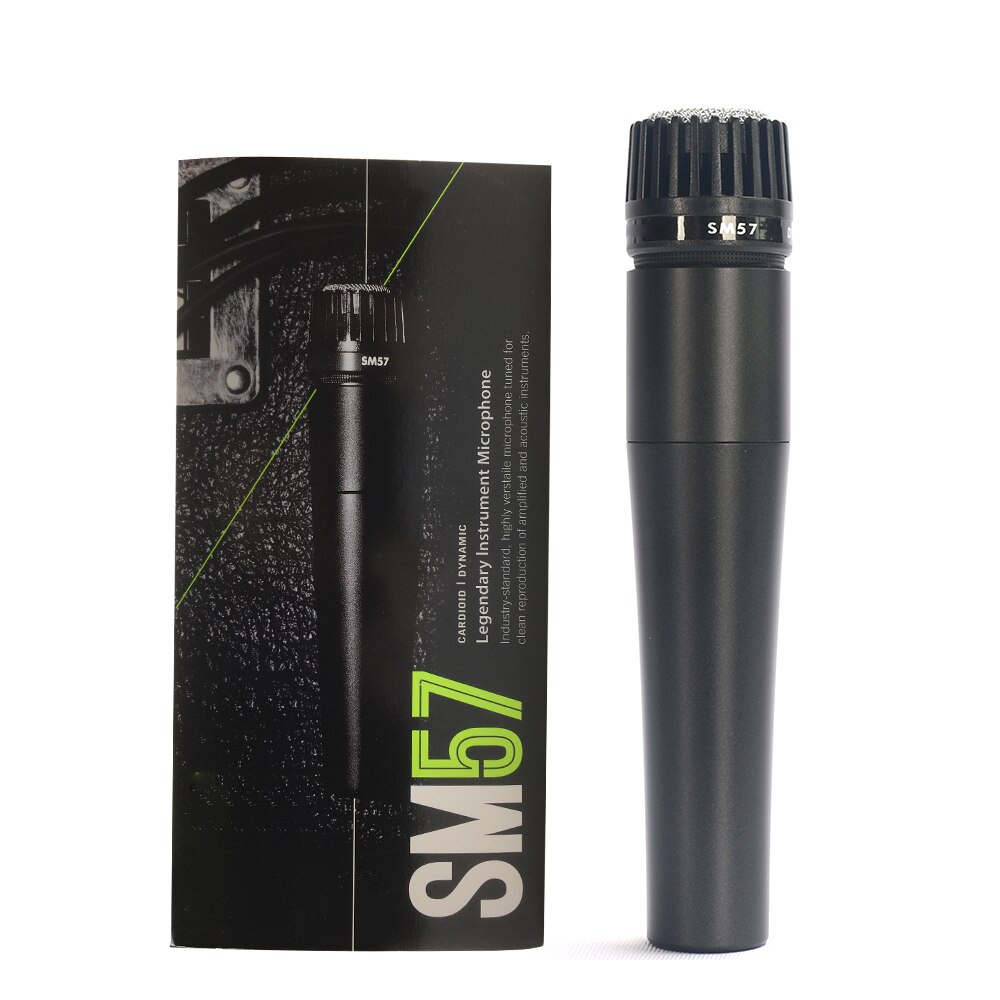 Novo Pacote Shure SM-57 SM57 57LC Cardióide Lendário Dinâmico