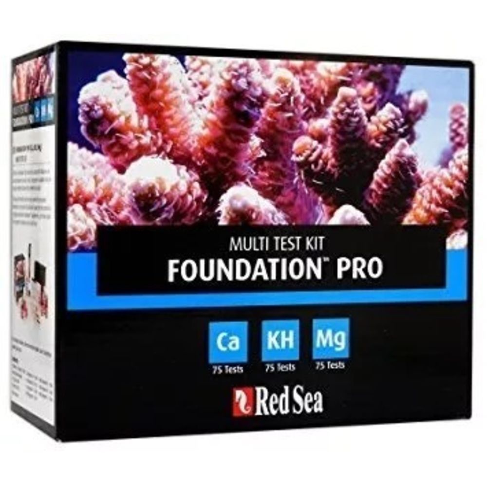 Teste Red Sea Reef Foundation Pro Test Kit (Ca Kh Mg) | Shopee Brasil