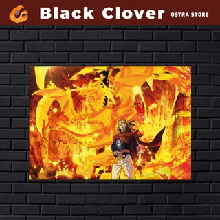 Quadro Placa Mdf Decoração Anime Black Cover Asta Full Hd