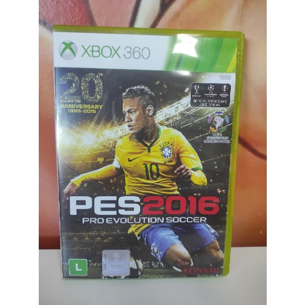 Jogo Pes 2016 16 De Futebol Original Mídia Física Xbox 360