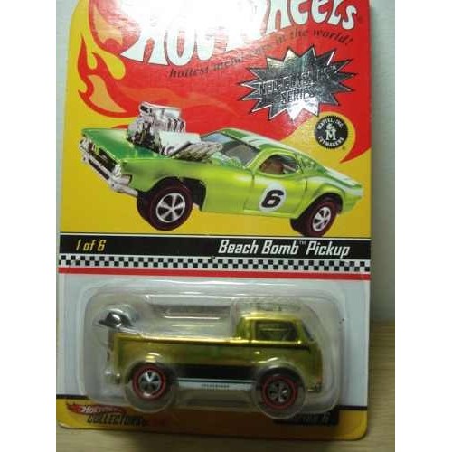 Bx305 Hw Hot Wheels Beach Bomb Pickup Kombi Redline Rlc
